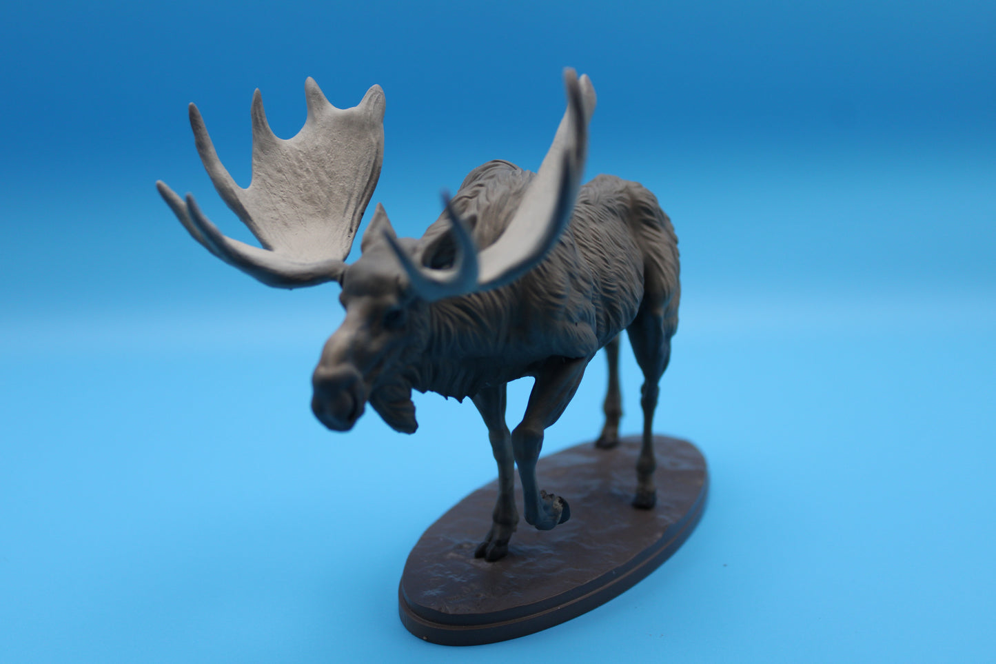 Majestic Guardian of the North – Hand-Painted Moose Figurine