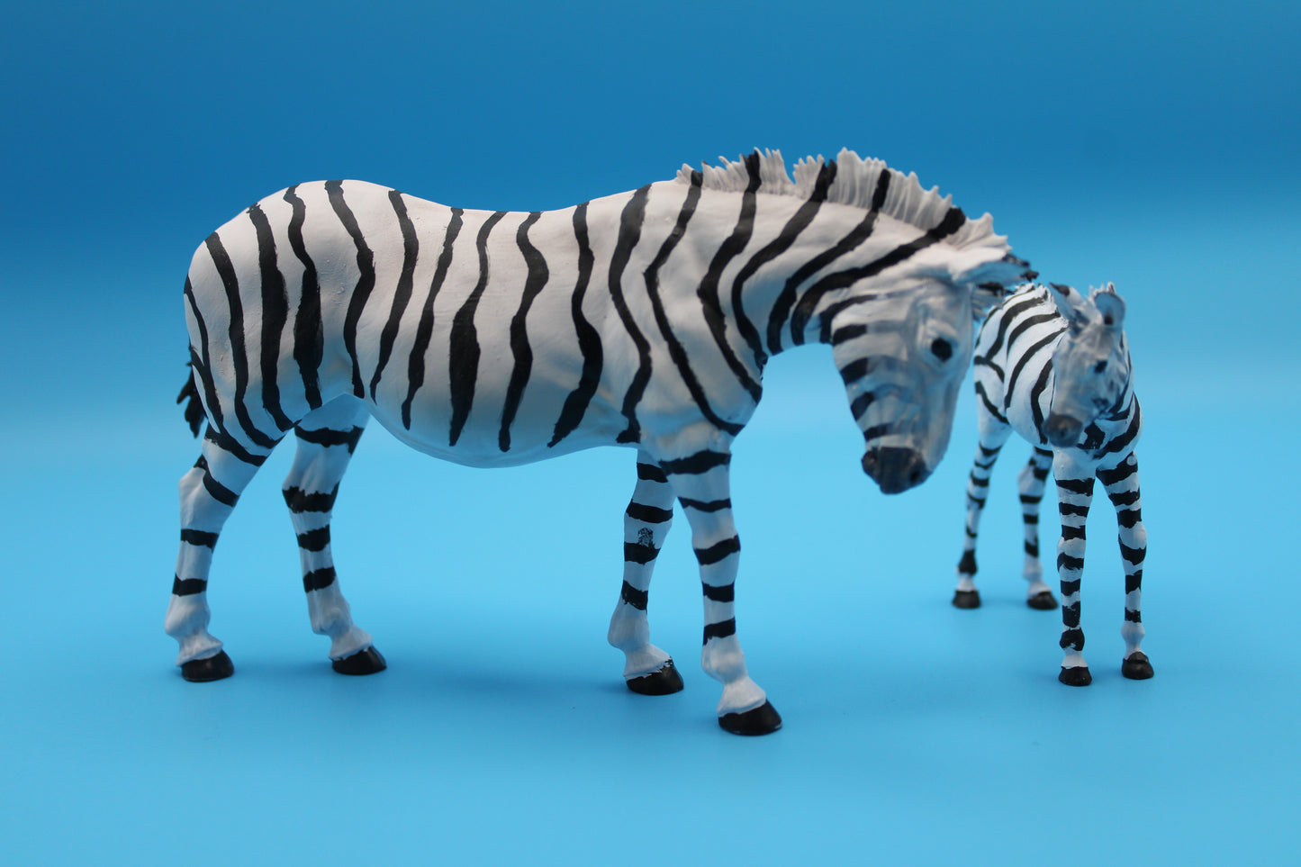 Bonded Stripes – Zebra Mother and Foal