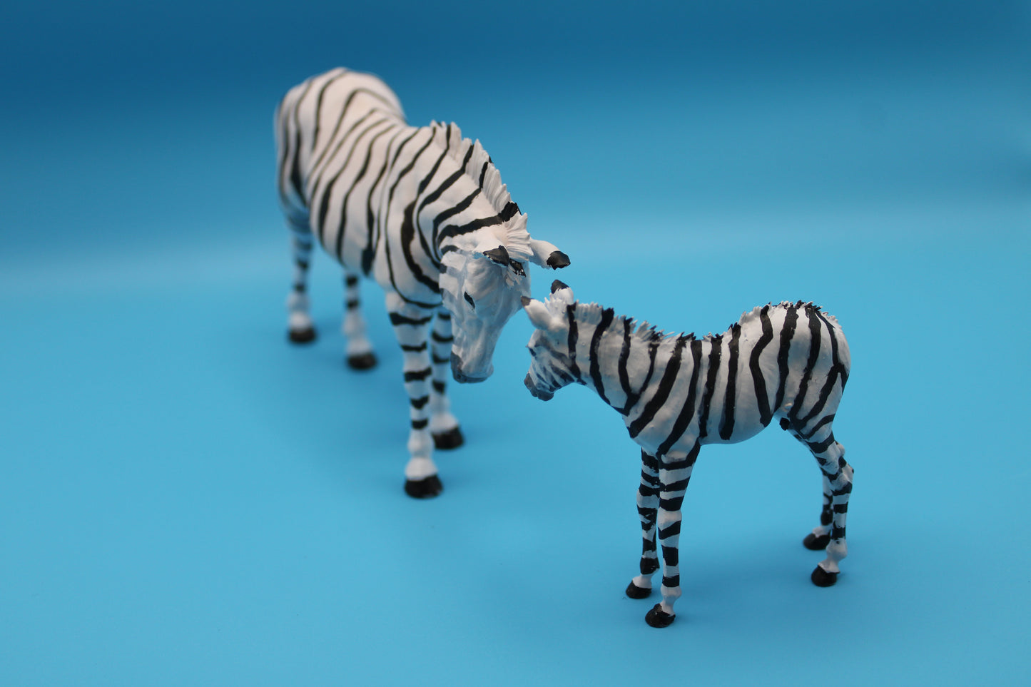 Bonded Stripes – Zebra Mother and Foal