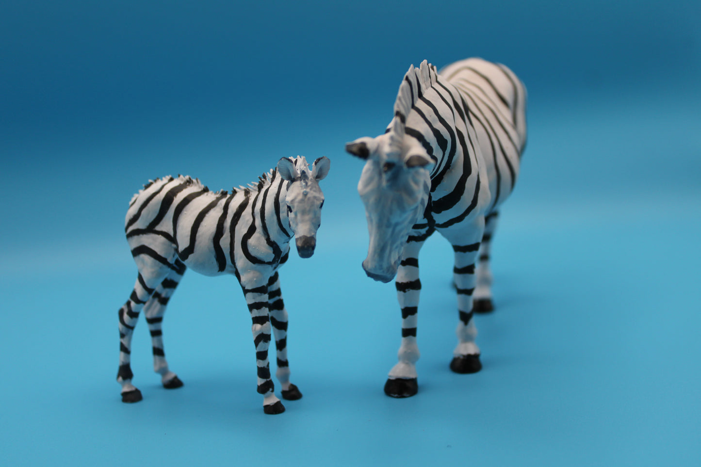 Bonded Stripes – Zebra Mother and Foal