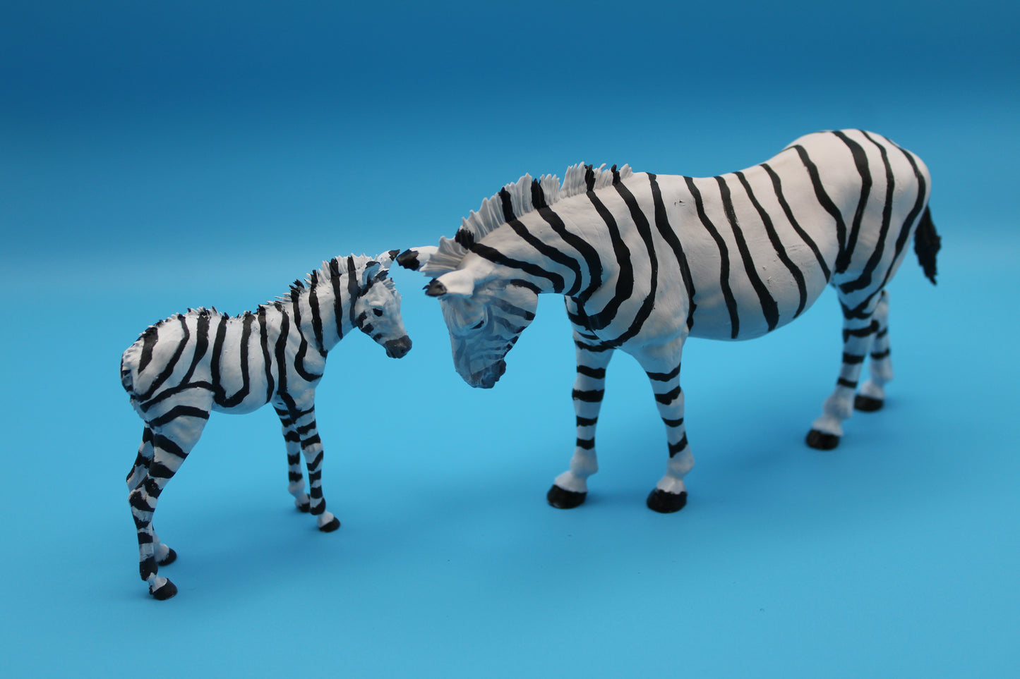 Bonded Stripes – Zebra Mother and Foal