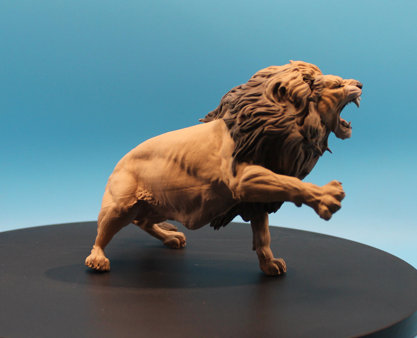 Roaring King – The Lion in Attack Stance