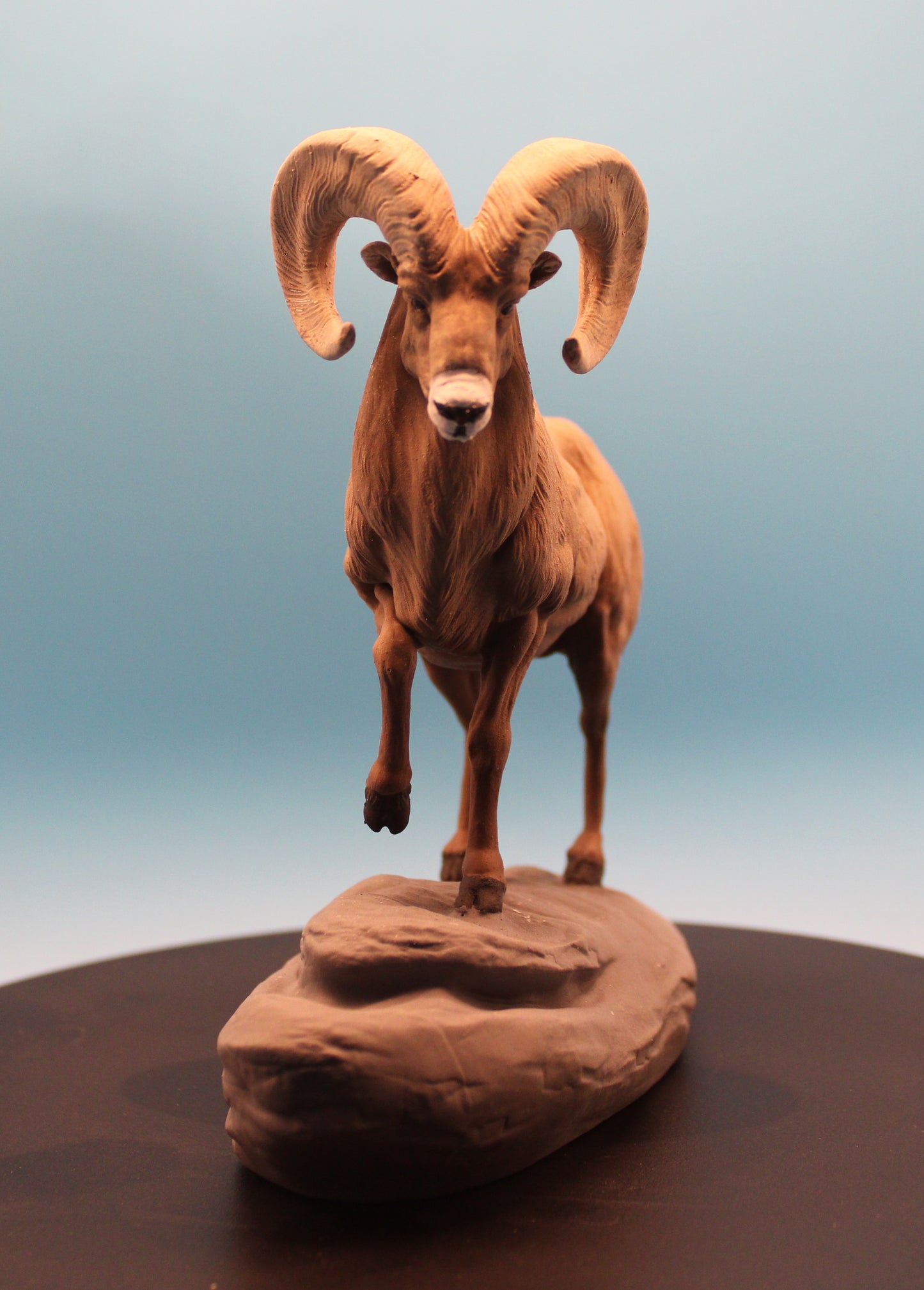 Proud Ram Bust – Hand-Painted, Inspired by Strength and School Spirit