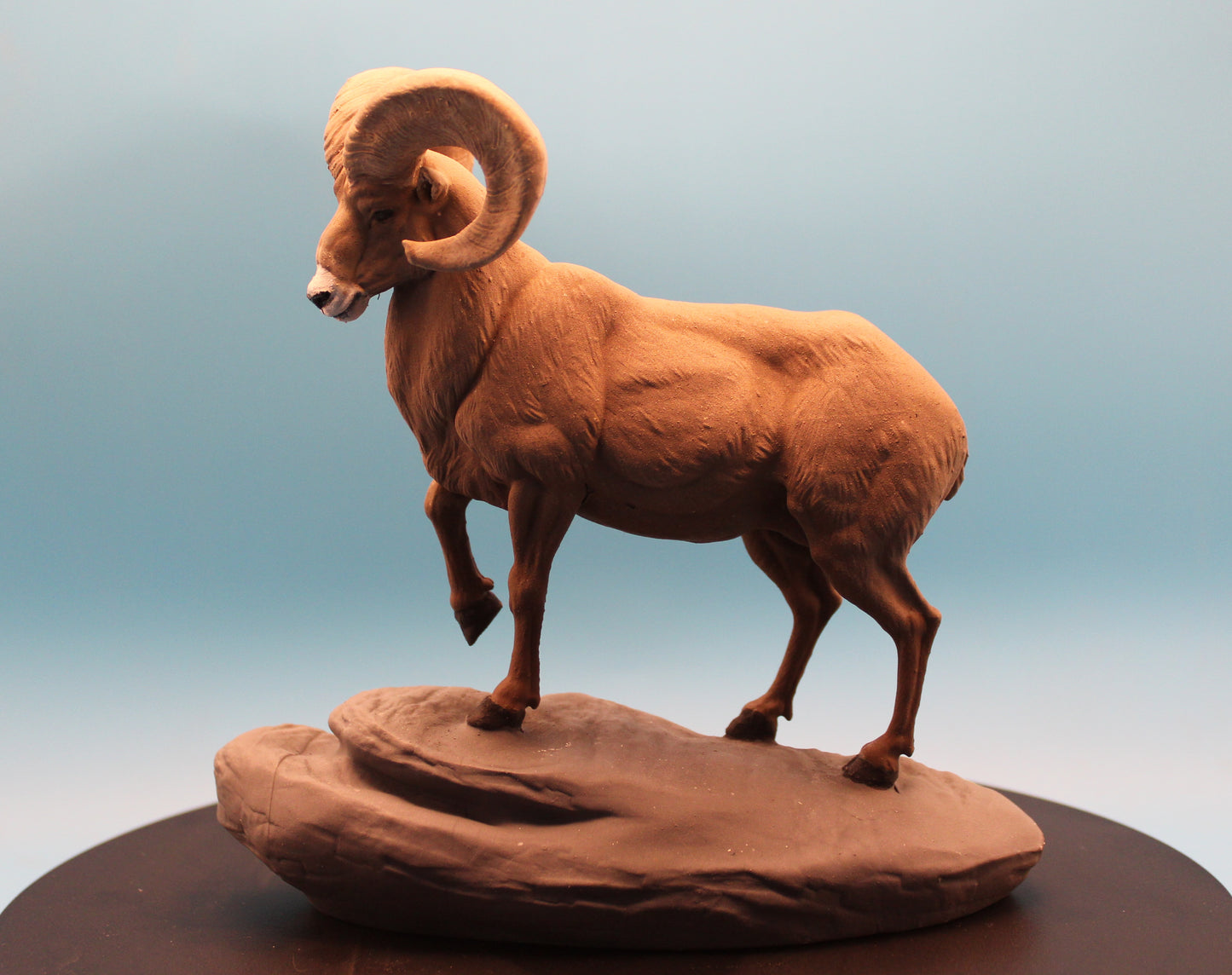 Proud Ram Bust – Hand-Painted, Inspired by Strength and School Spirit