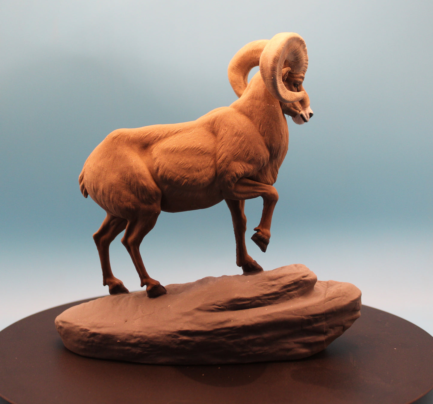 Proud Ram Bust – Hand-Painted, Inspired by Strength and School Spirit