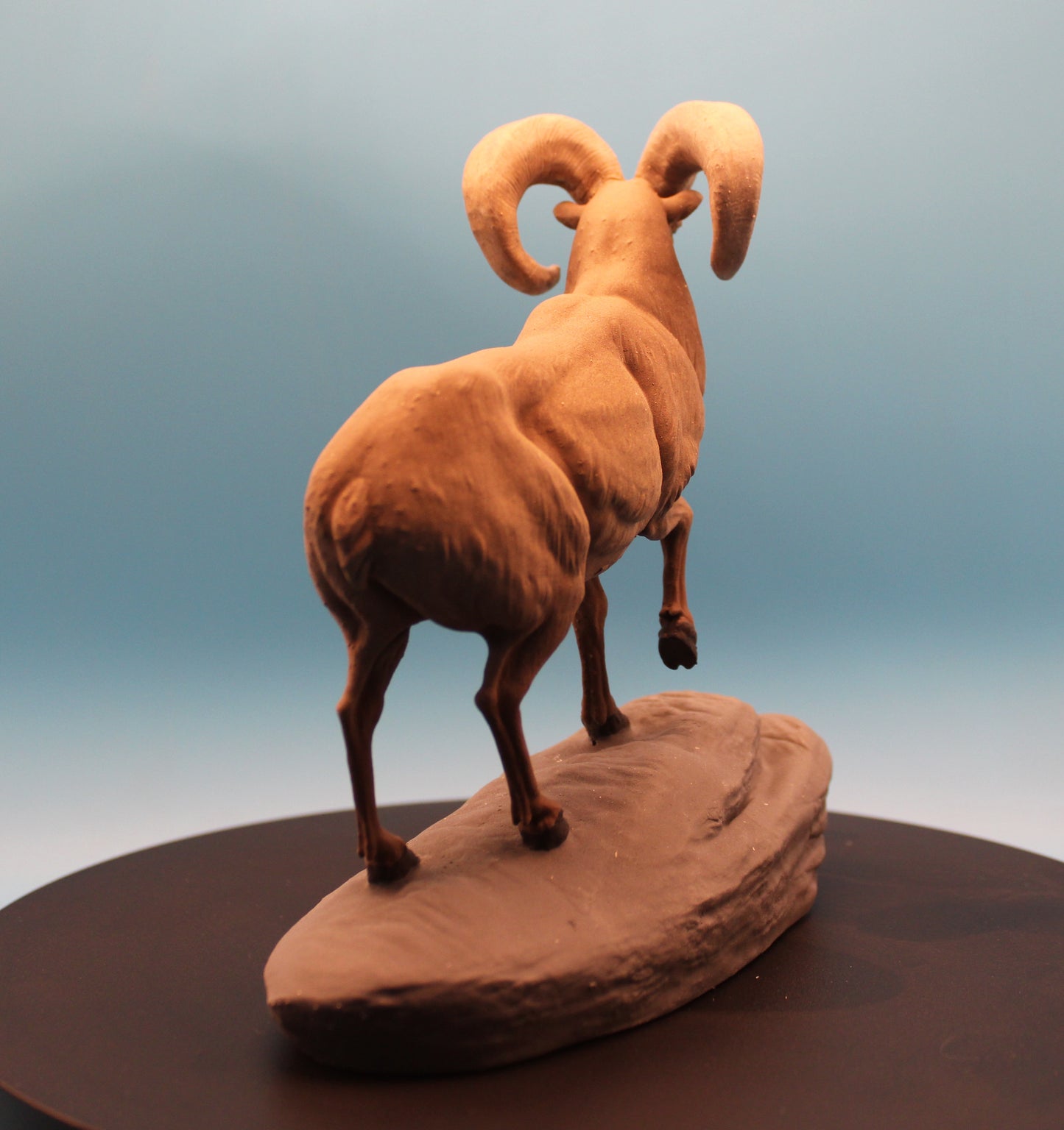 Proud Ram Bust – Hand-Painted, Inspired by Strength and School Spirit