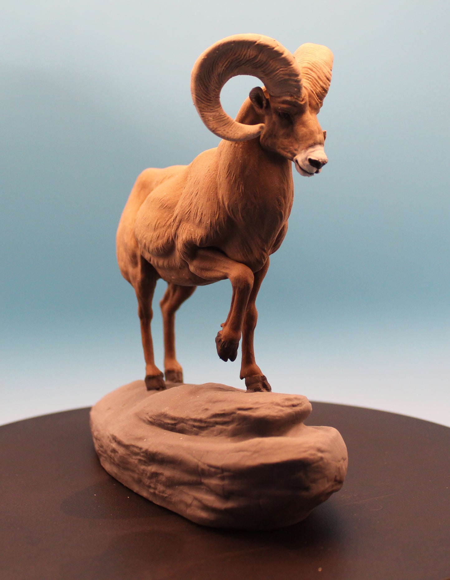 Proud Ram Bust – Hand-Painted, Inspired by Strength and School Spirit