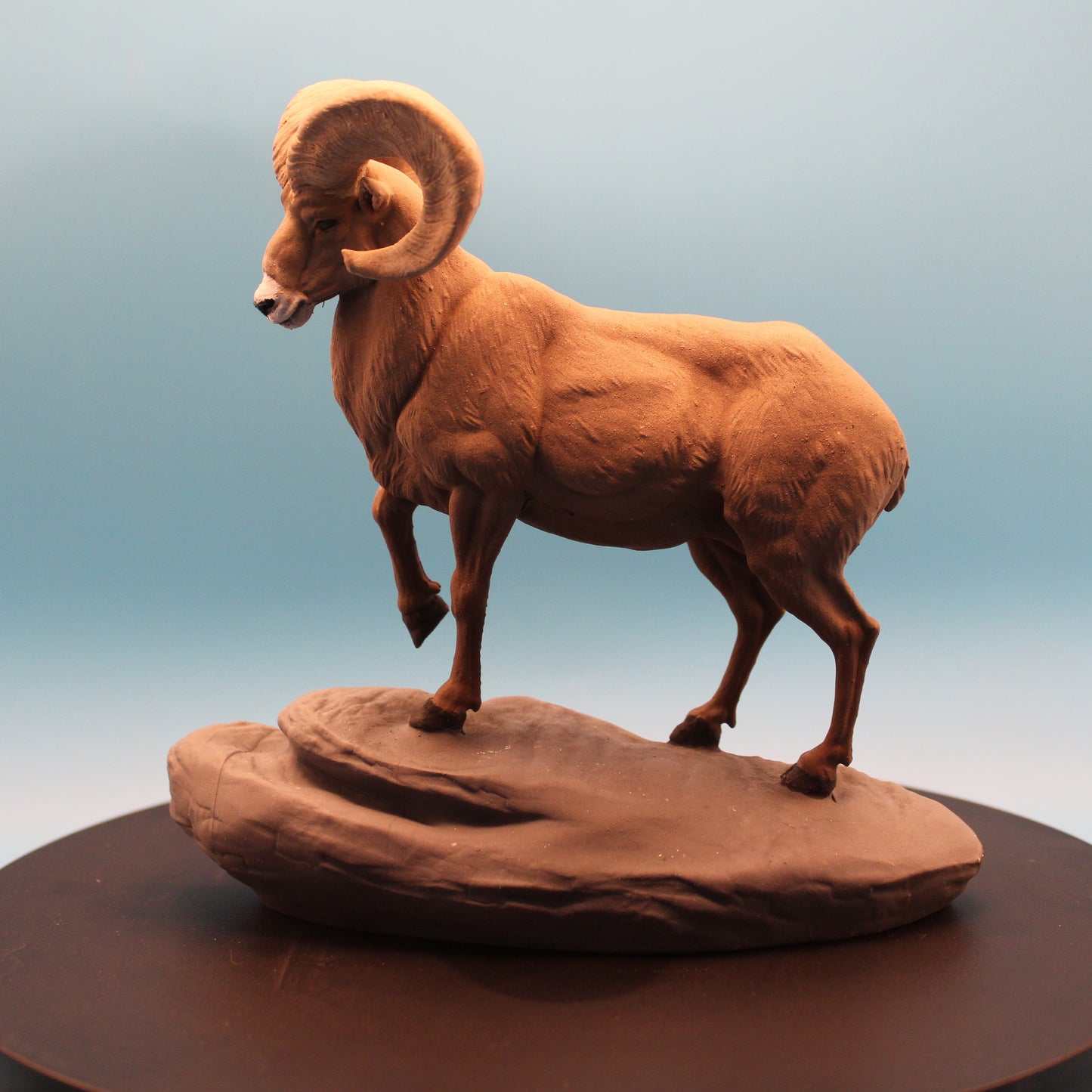 Proud Ram Bust – Hand-Painted, Inspired by Strength and School Spirit