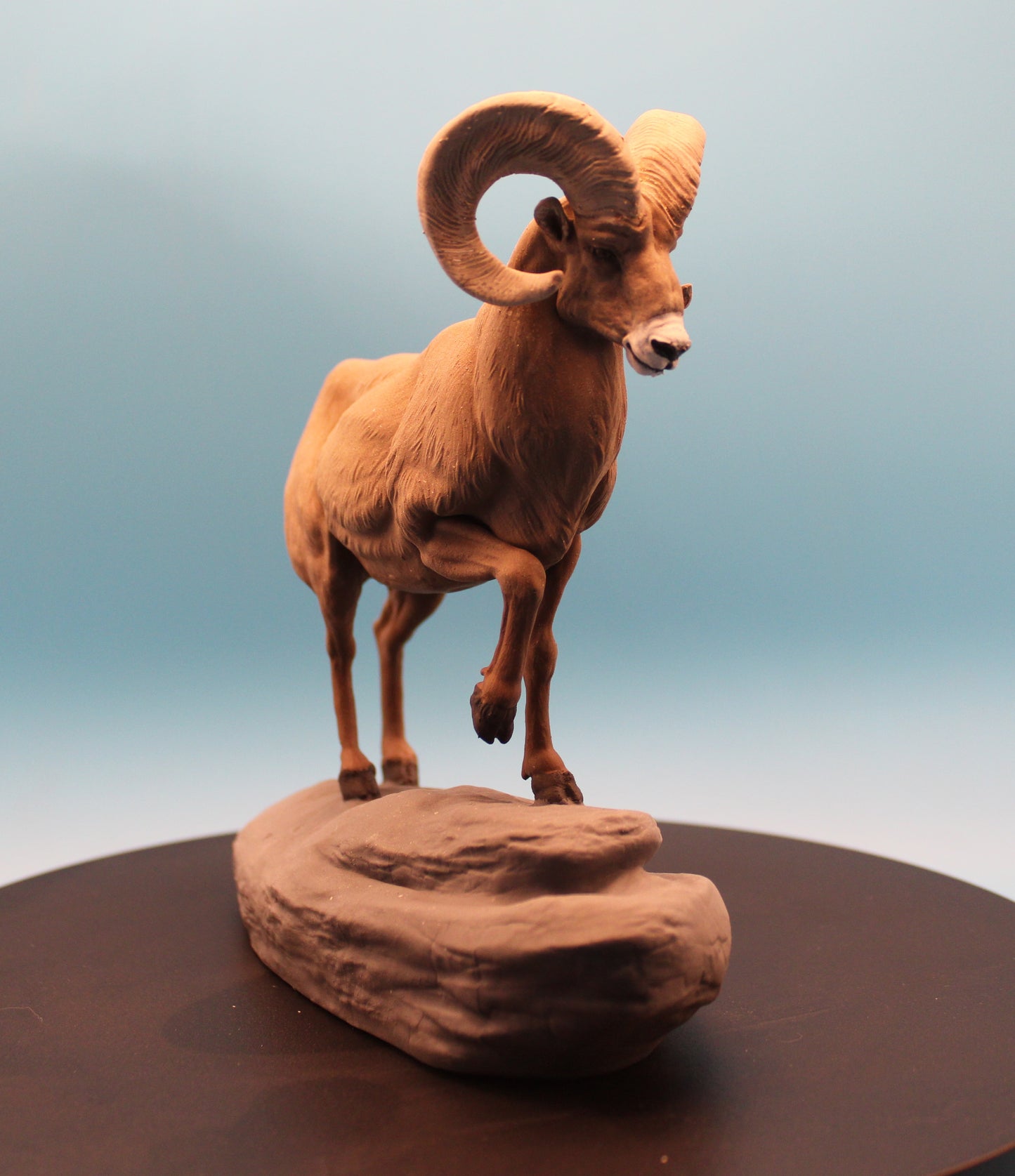 Proud Ram Bust – Hand-Painted, Inspired by Strength and School Spirit