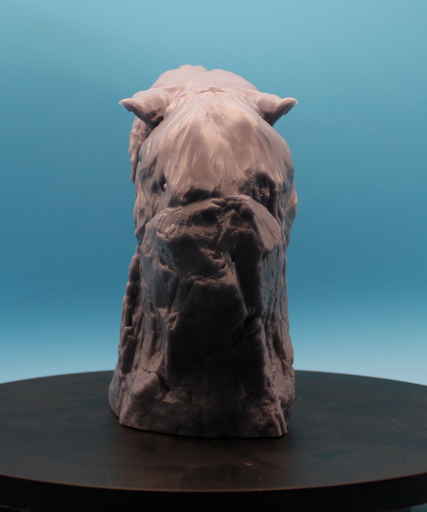 The Spirit of the Wild – Hand-Painted Black Bear Bust